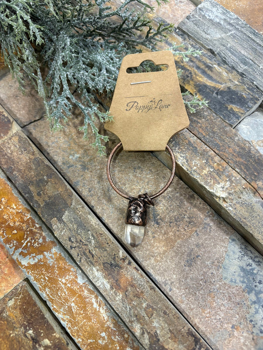 Vintage Style Crystal Charm Pendant