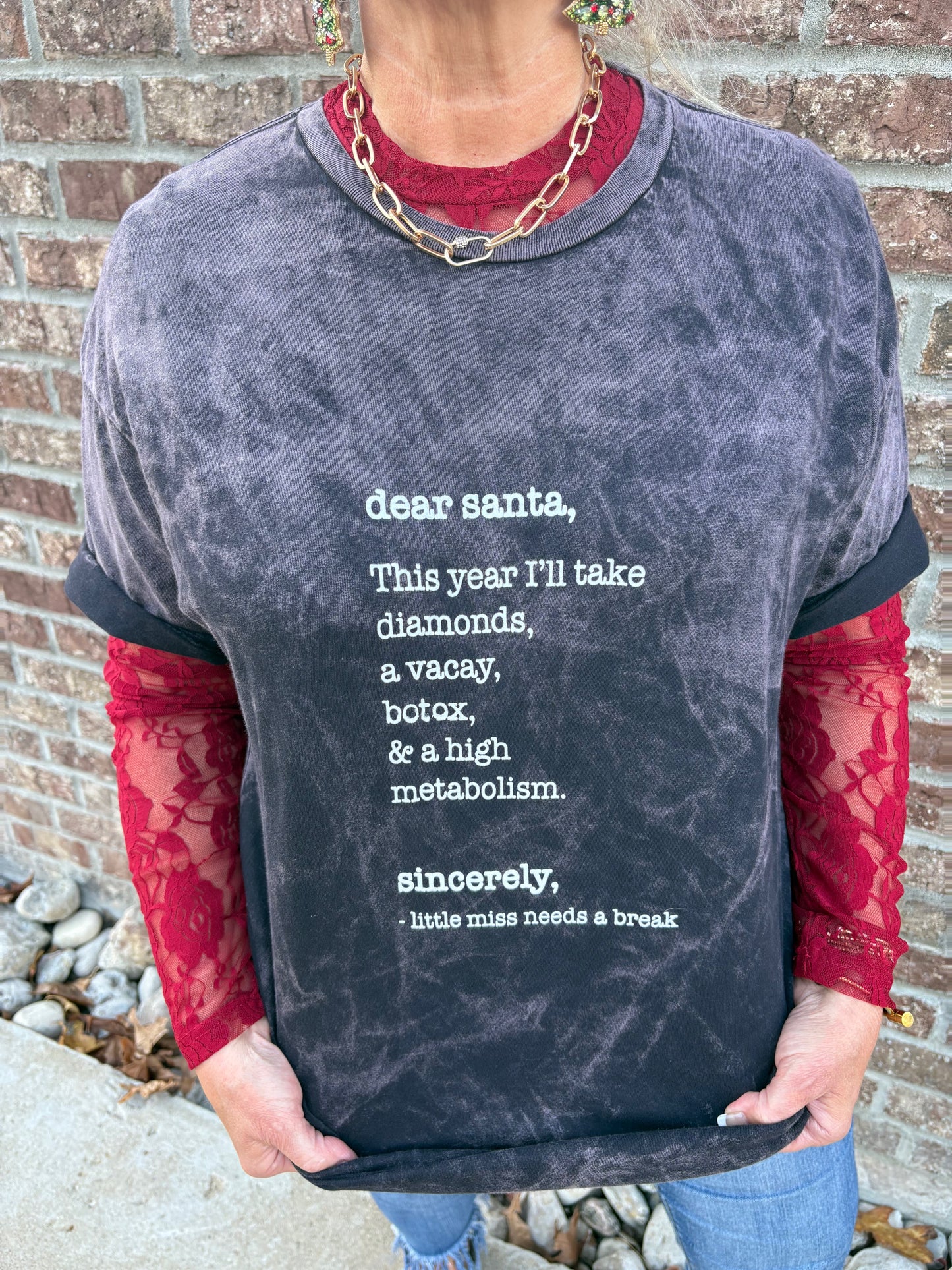 Botox Mineral Wash Graphic Tee