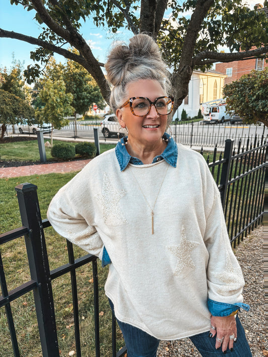 Above The Stars Sweater