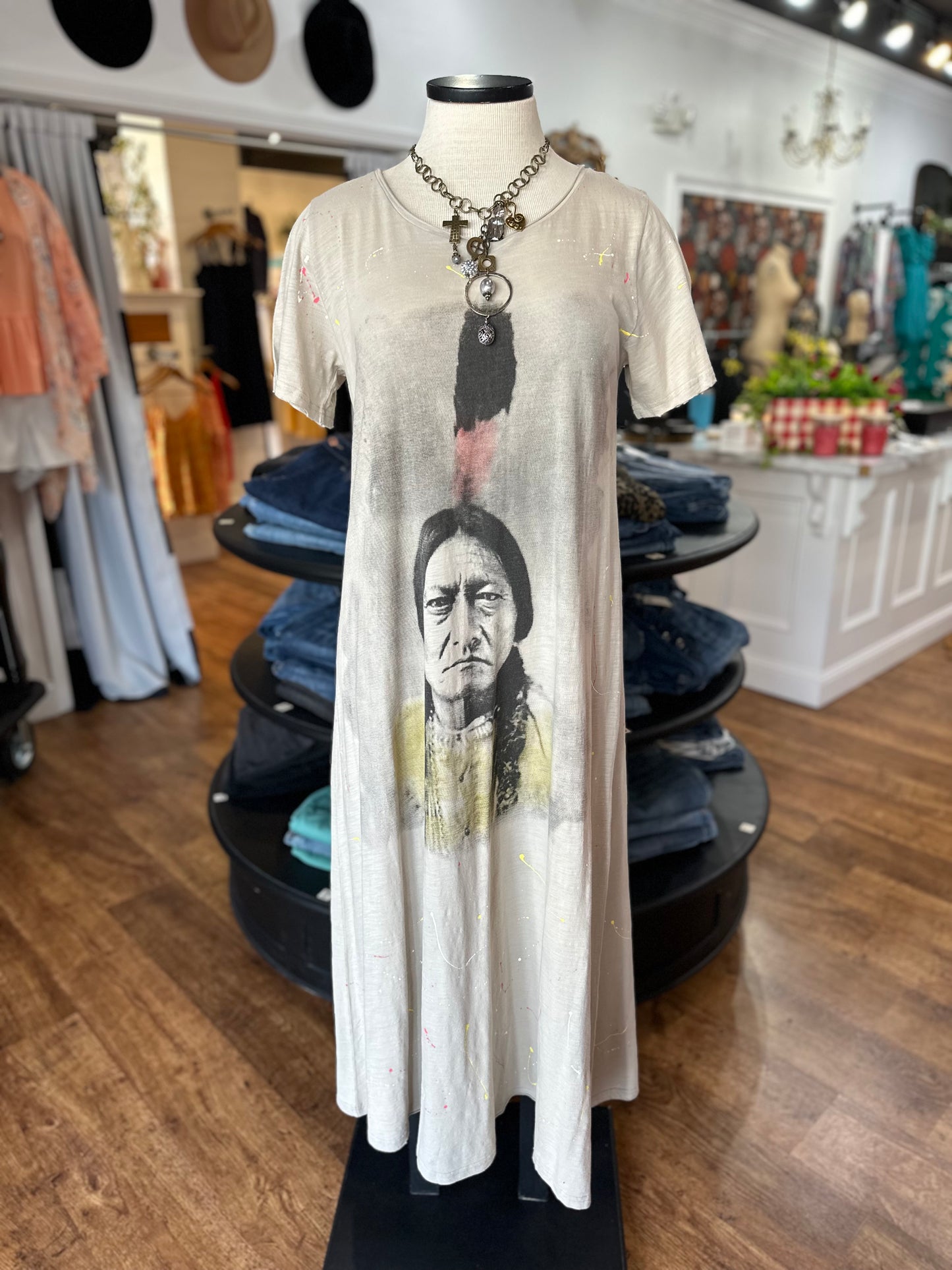 Jaded Gypsy Moon Views Dress ~ Sitting Bull