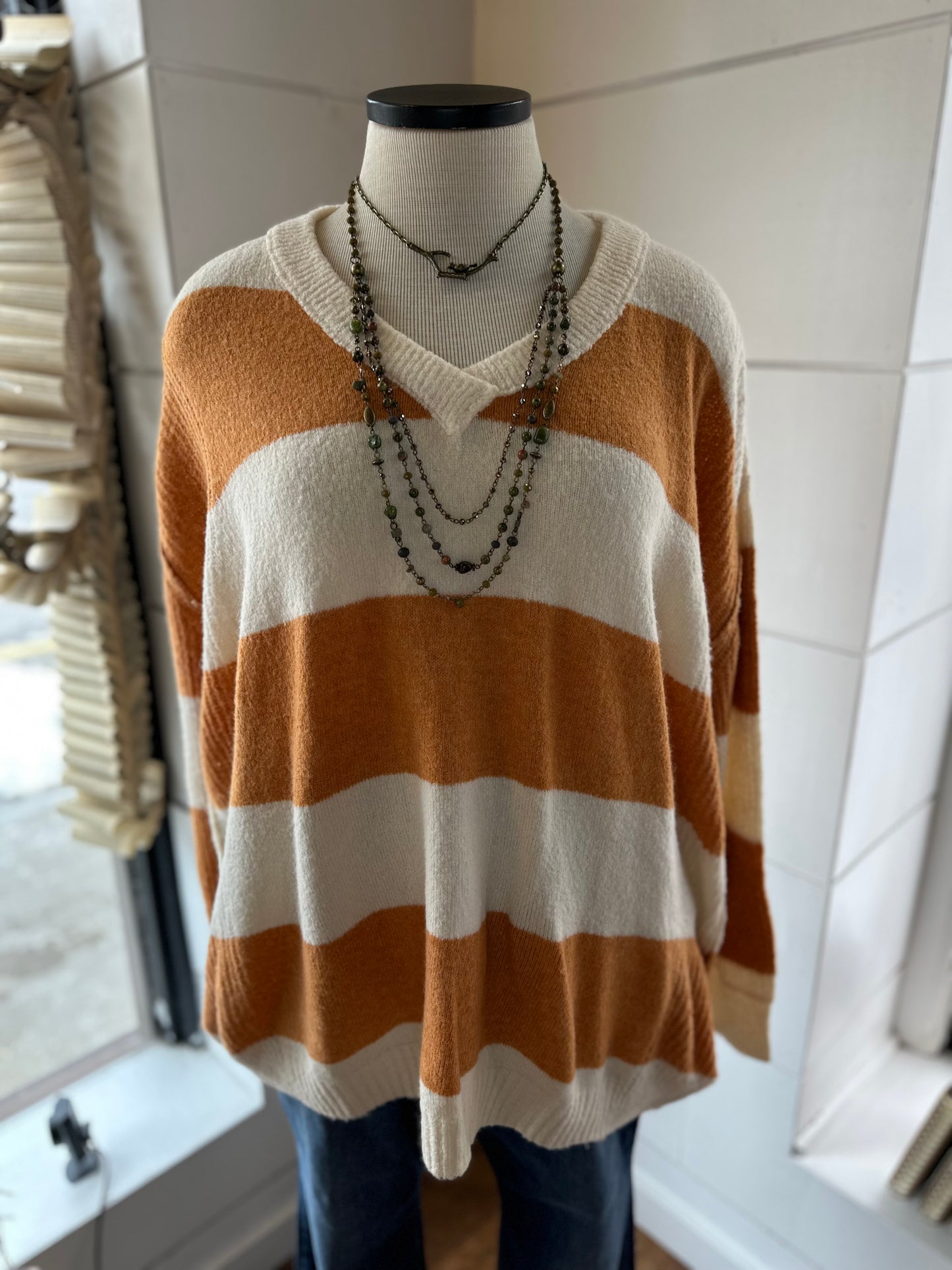 In Other Words Striped Sweater