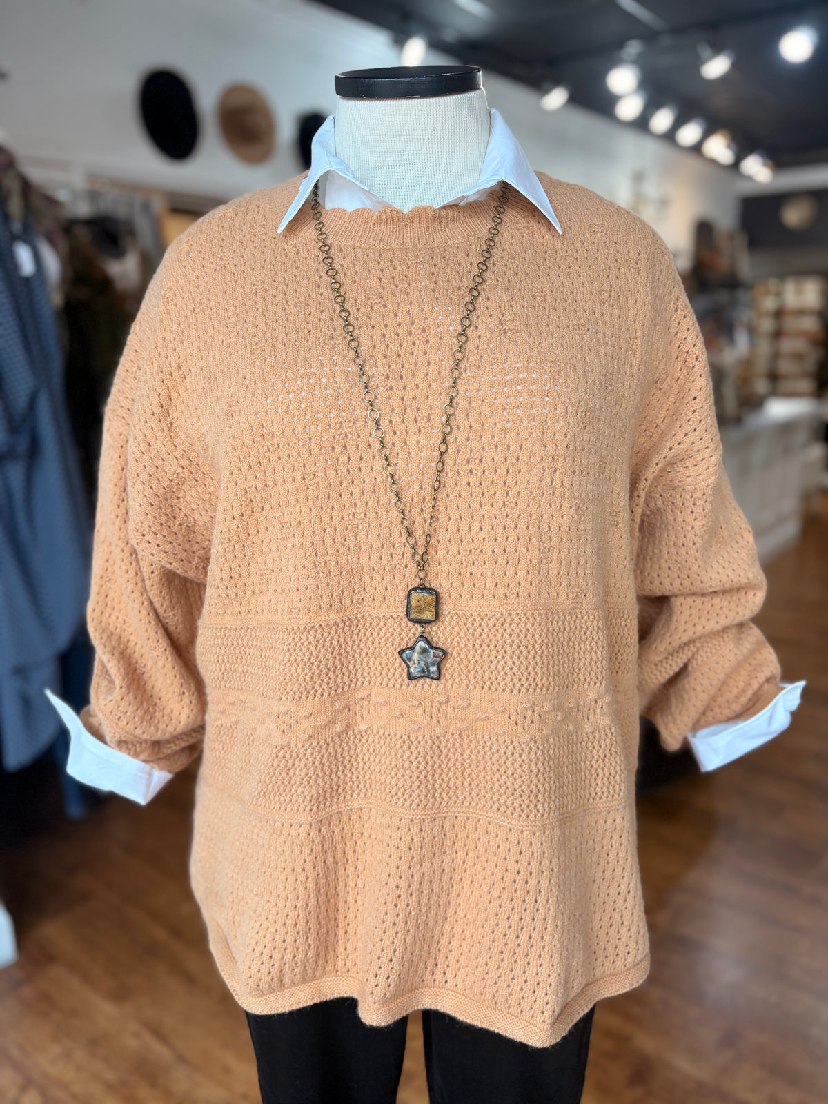 Carried Away Textured Sweater