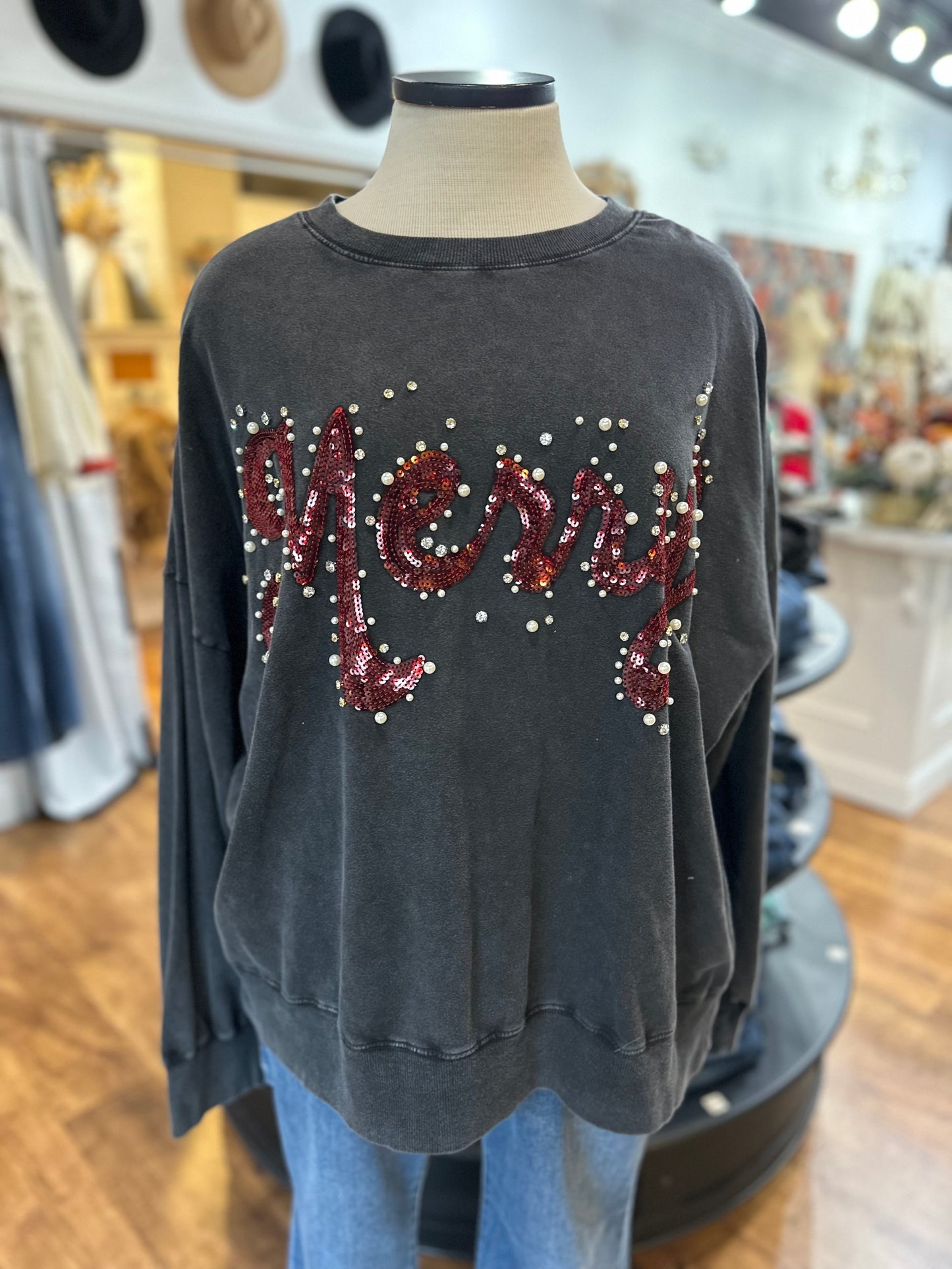 Queen Of Sparkles Christmas Sweatshirt