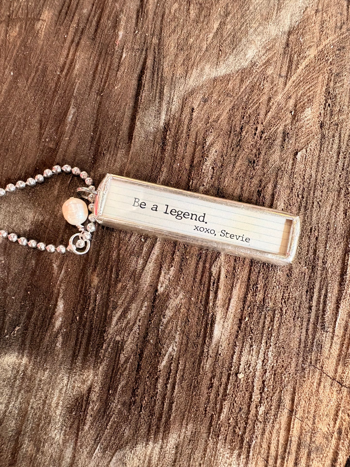 Soundtrack Of My Life Necklace ~ Don't Be A Lady
