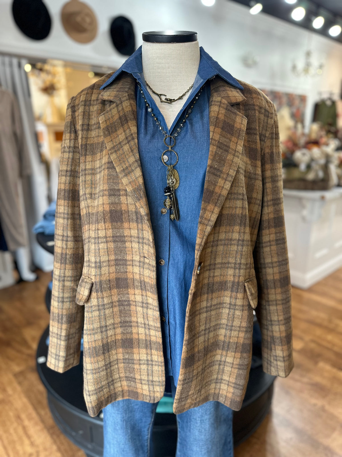 Autumn Edit Plaid Blazer