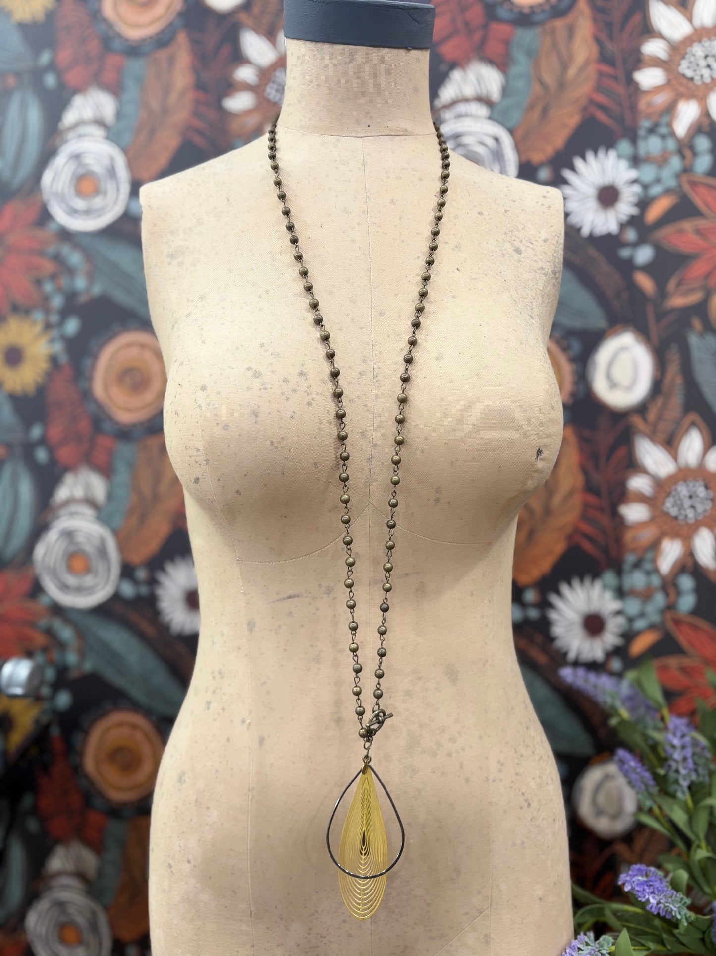 Live Life Beaded Necklace