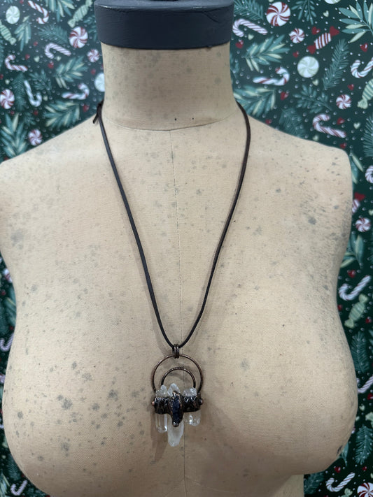 Found The Truth Leather Necklace