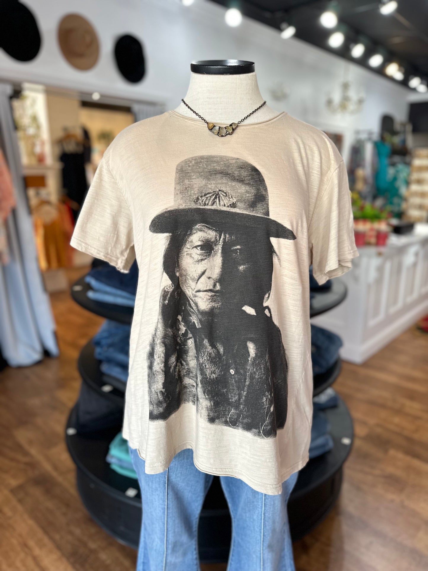 Jaded Gypsy Moon Dance Tee ~ Sitting Bull