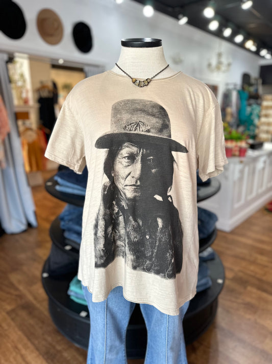 Jaded Gypsy Moon Dance Tee ~ Sitting Bull
