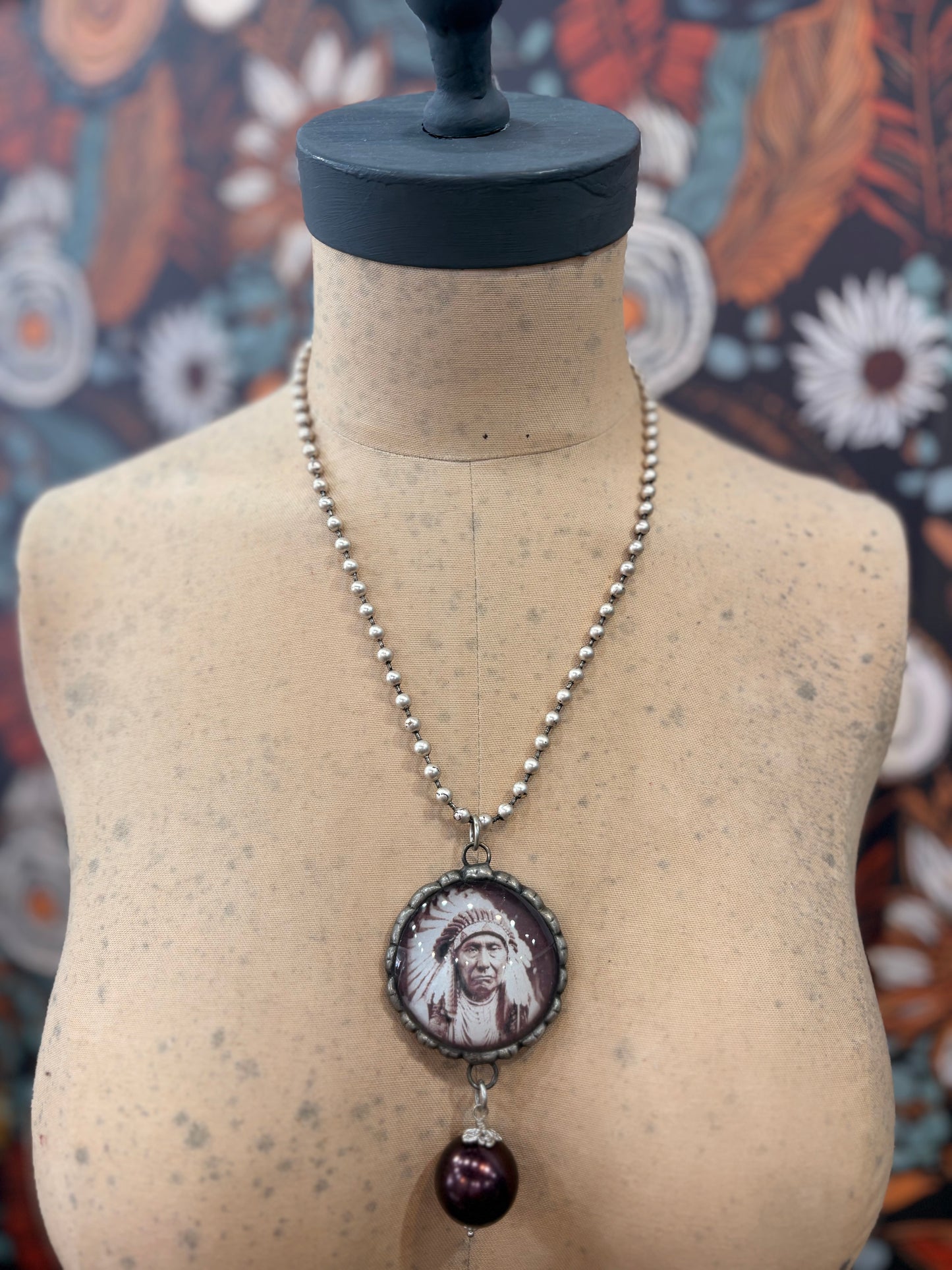 Spirit of the Plains Chief Necklace / Art by Amy