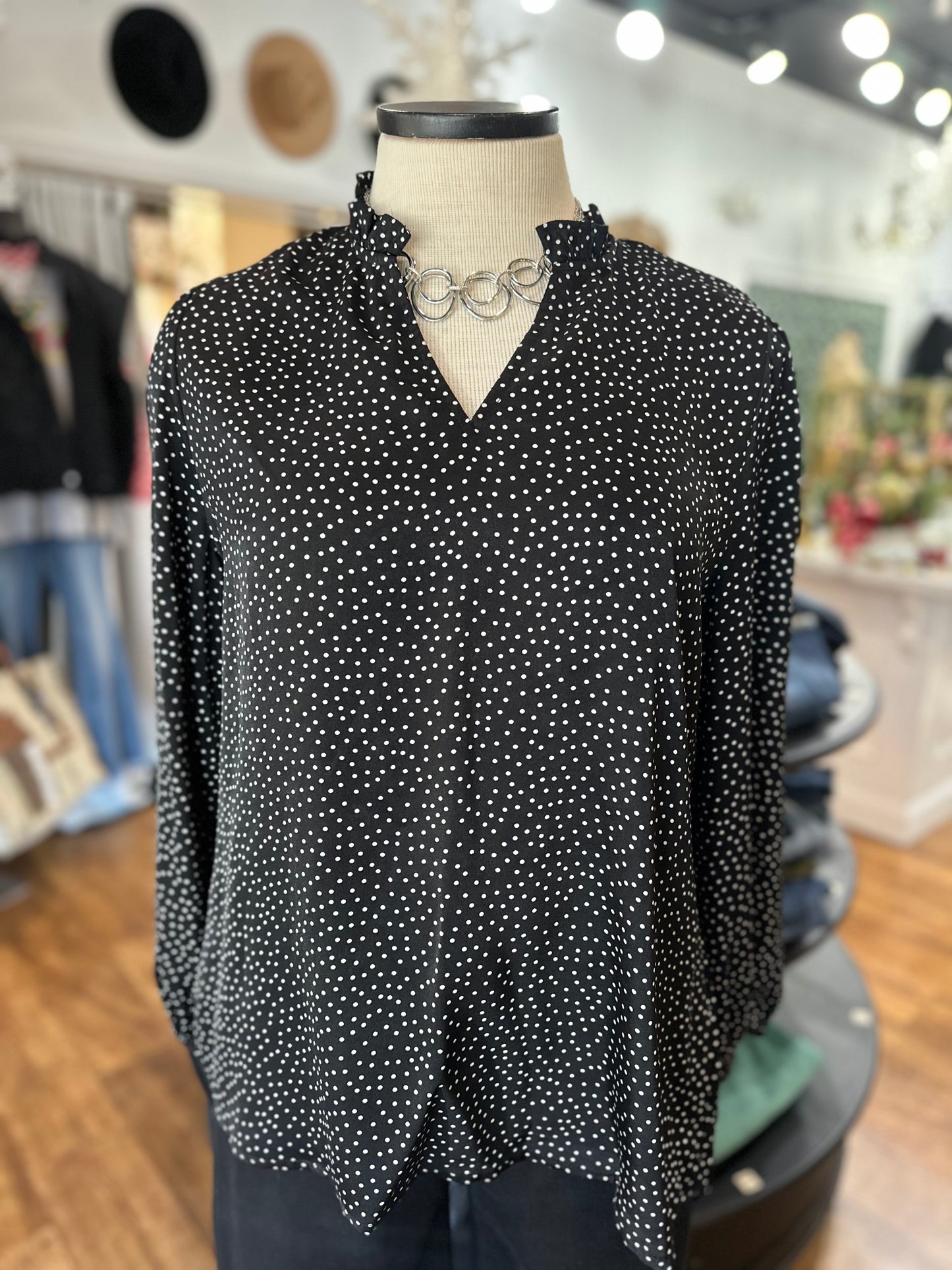 Point Of View Polka Dot Top