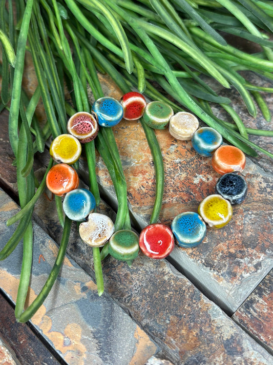 Stepping Up Beaded Bracelet ~ Disc