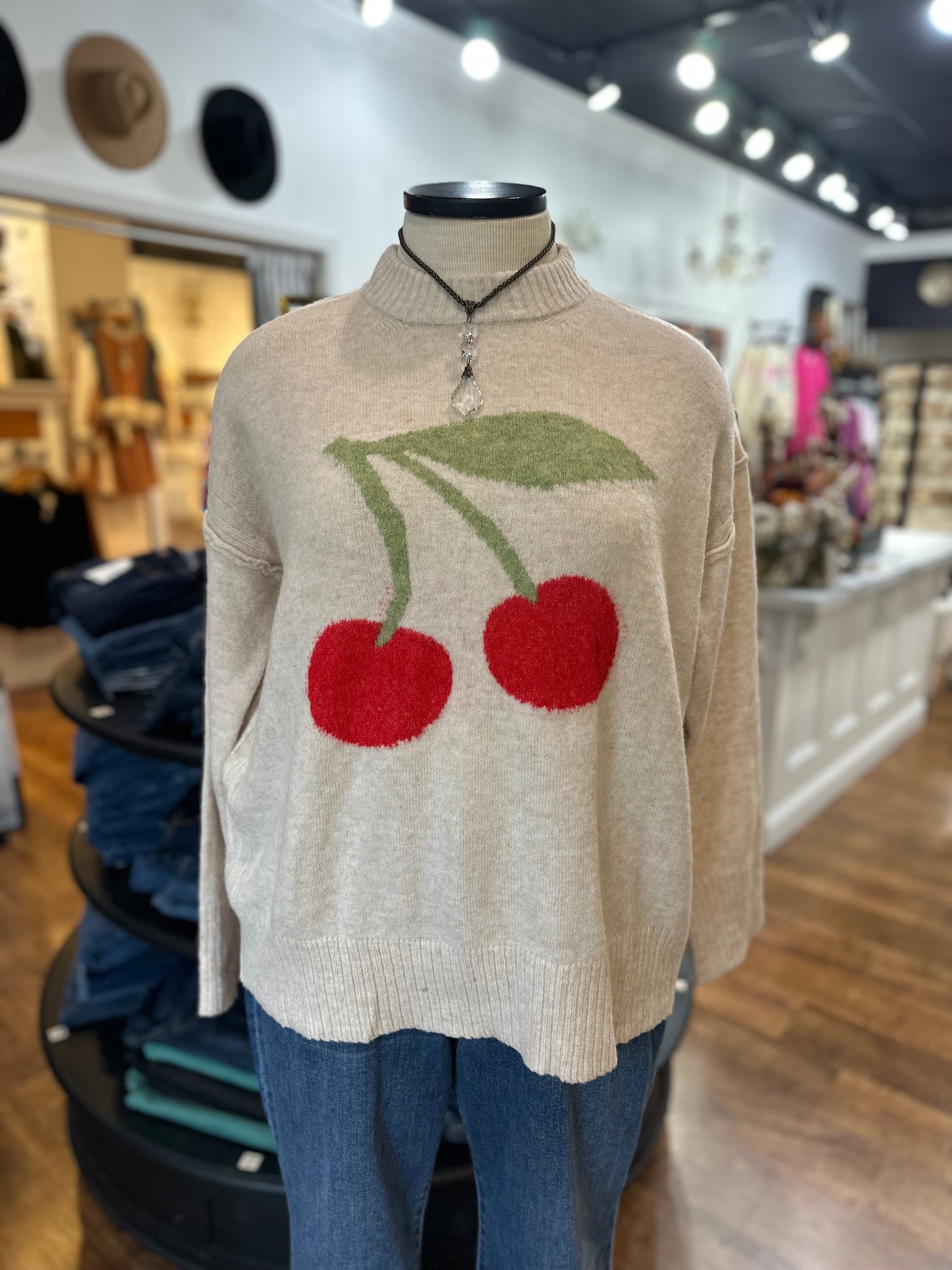 With A Cherry On Top Sweater