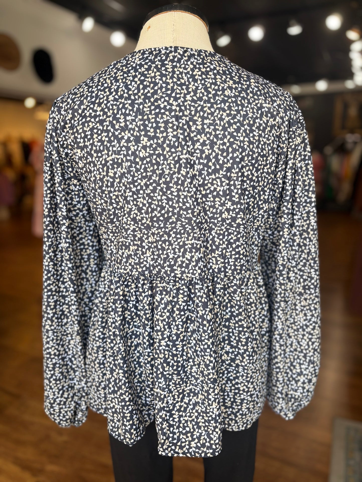 Wish For You Floral Peplum Top