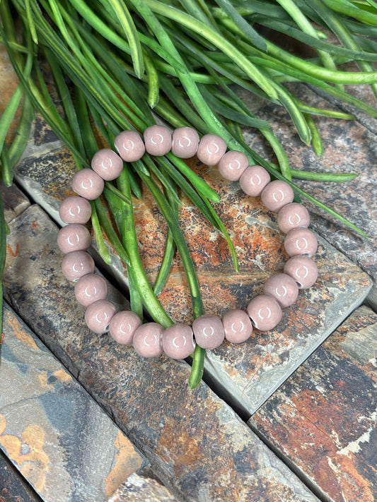 In My Element Beaded Bracelet ~ Mocha