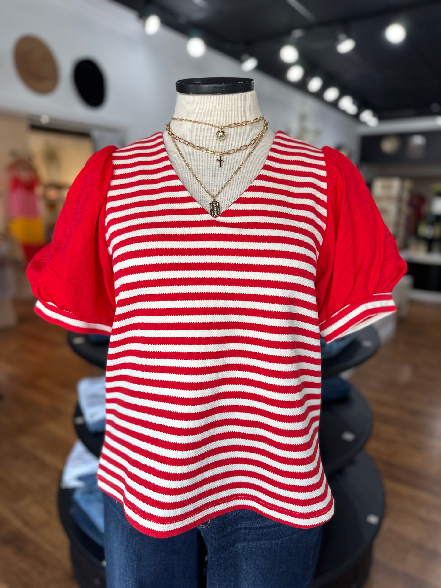Stripe This Way Top