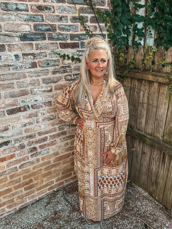 Out In The World Maxi Dress