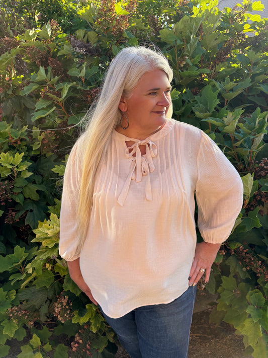All Tied Up Front Tie Top