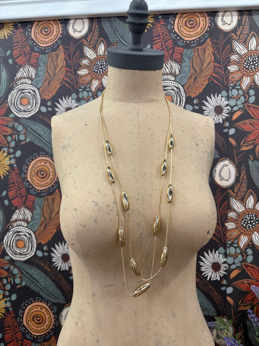 Standout Moment Layered Necklace - Gold