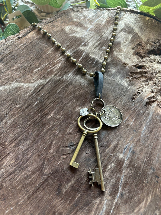 Let Me Be Key Pendant Necklace