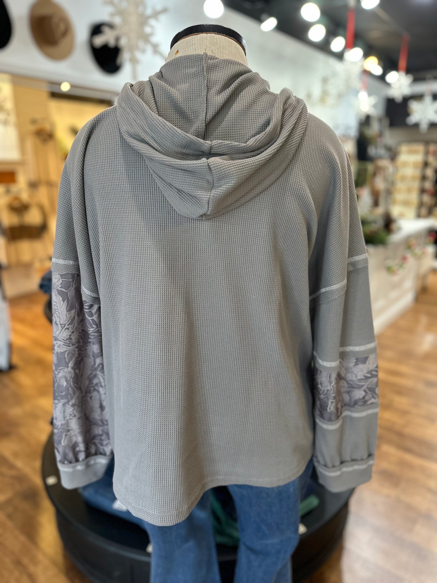 Name The Game Patchwork Hooded Top