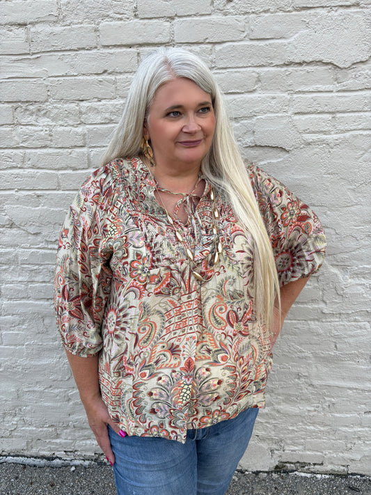Day Trip Floral Top