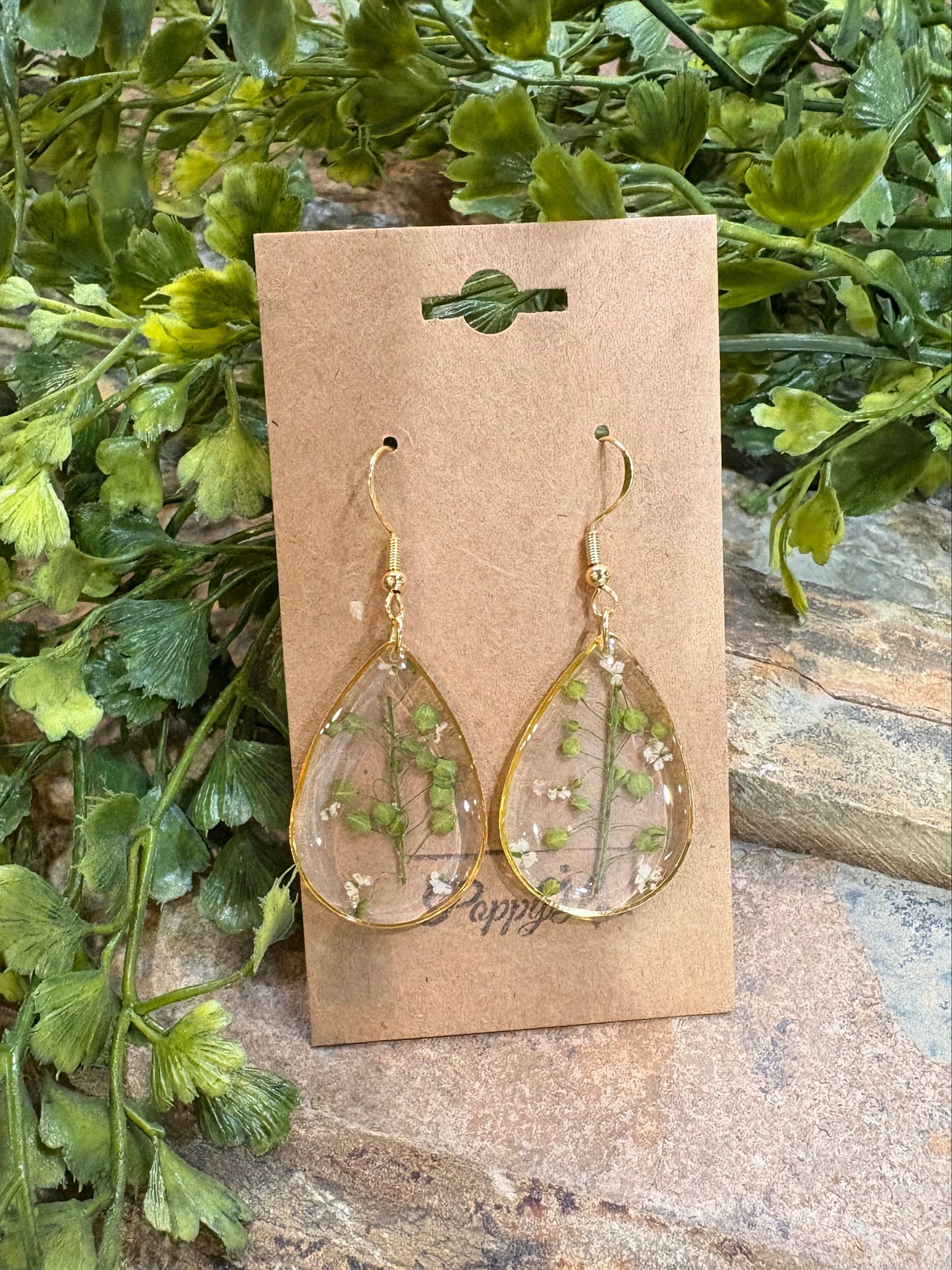 Garden Relic Dried Flower Earrings