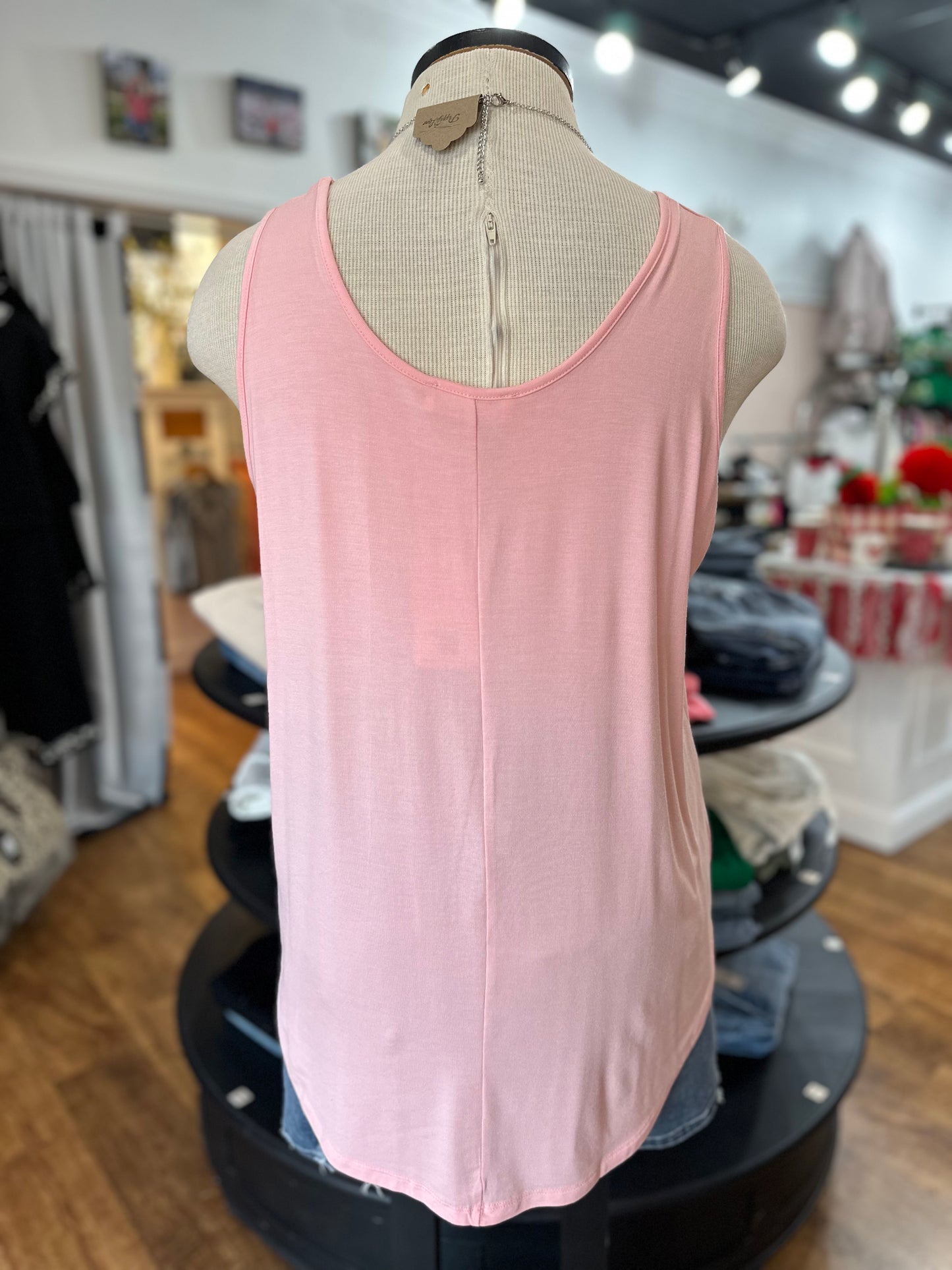 Sunshine Needed Tank ~ Dusty Pink