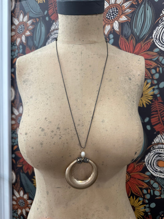 Back In The Moment Pendant Necklace