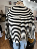 New Seasons Striped Pullover