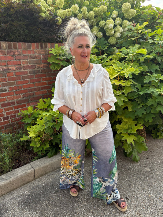 Jungle Fever Wide Leg Pants