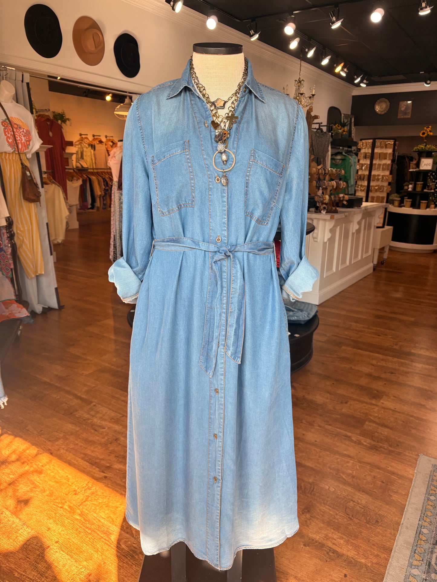 Denim Darling Chambray Dress