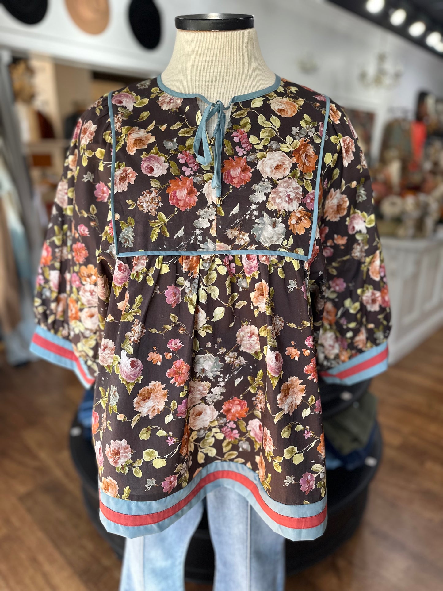 Far From Finished Floral Top