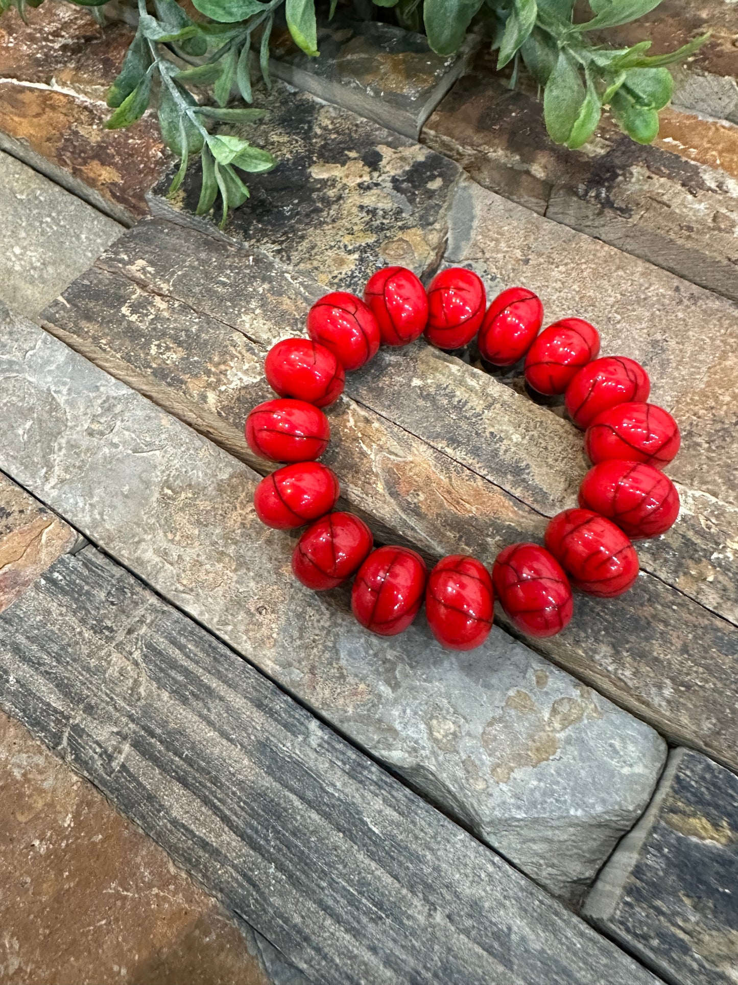 Staying Downtown Stretch Beaded Bracelet