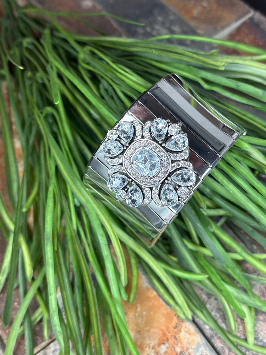 Finishing Touch Crystal Cuff Bracelet