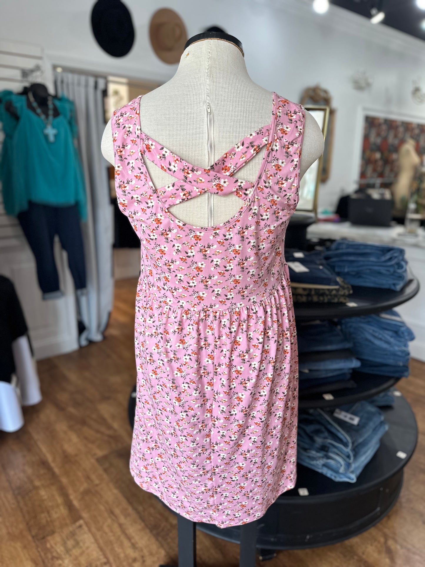 Making Plans Floral Dress
