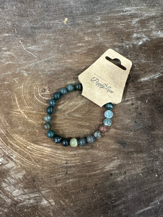 Keeping Check Stone Bracelet ~ Indian Agate