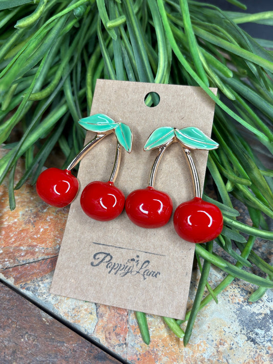 Dancing Cherry Earrings