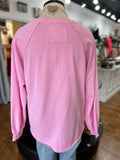 Flow And Chill Long Sleeve Knit Top ~ Light Pink