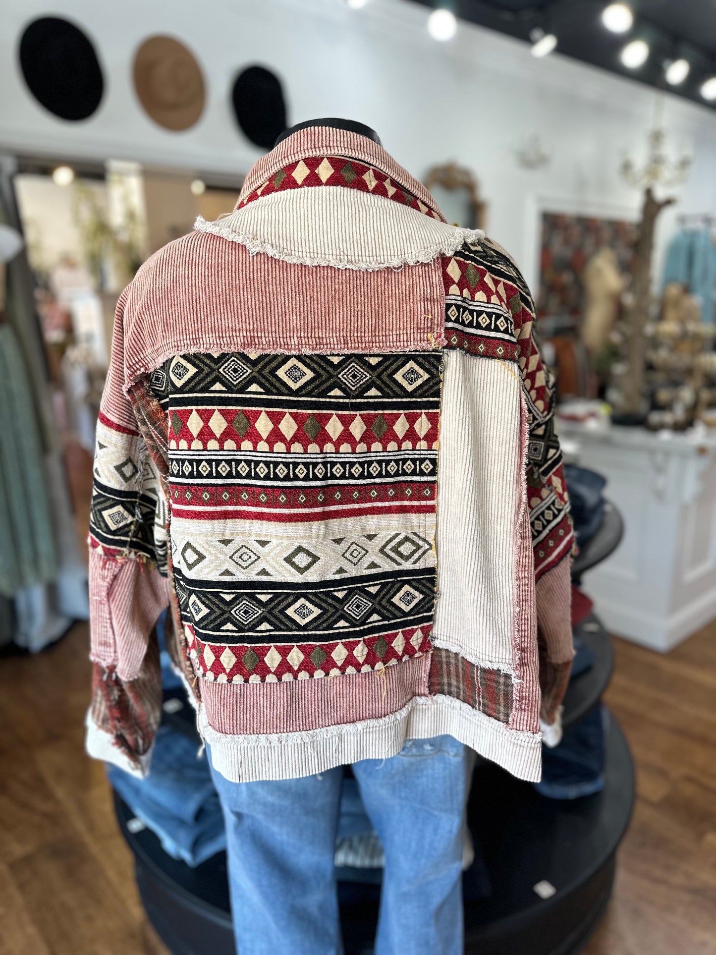 Rustic Edge Corduroy Jacket