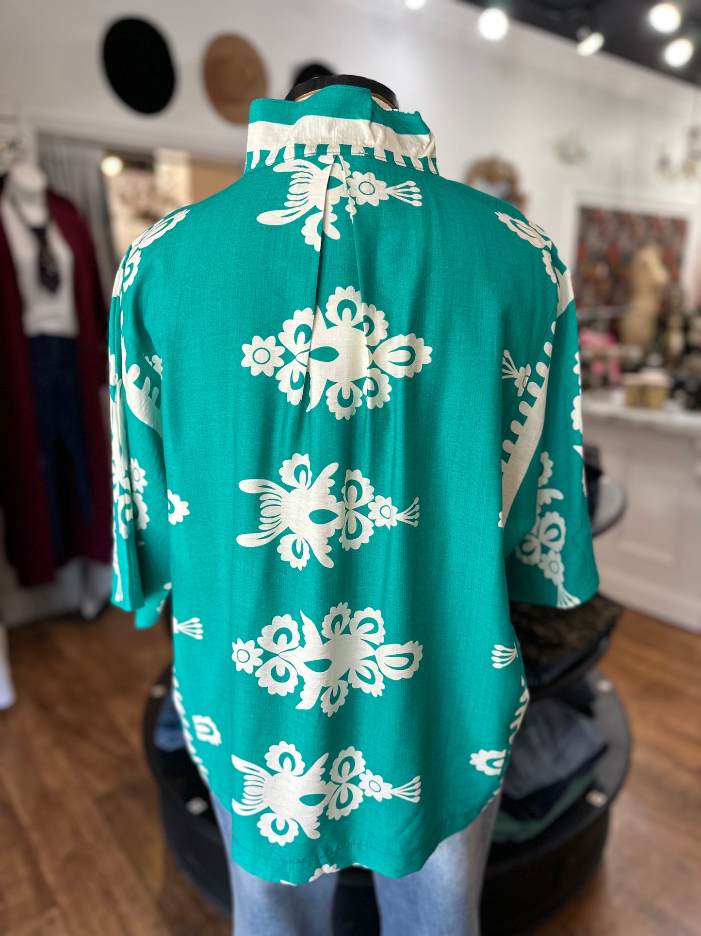 Perfectly You Abstract Print Top