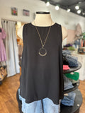 Stylish Vibes Tank Top ~ Black