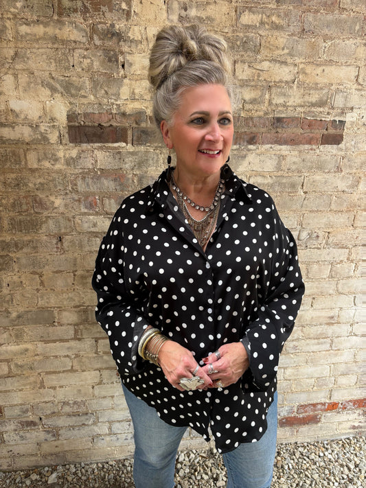 On The Dot Button Up