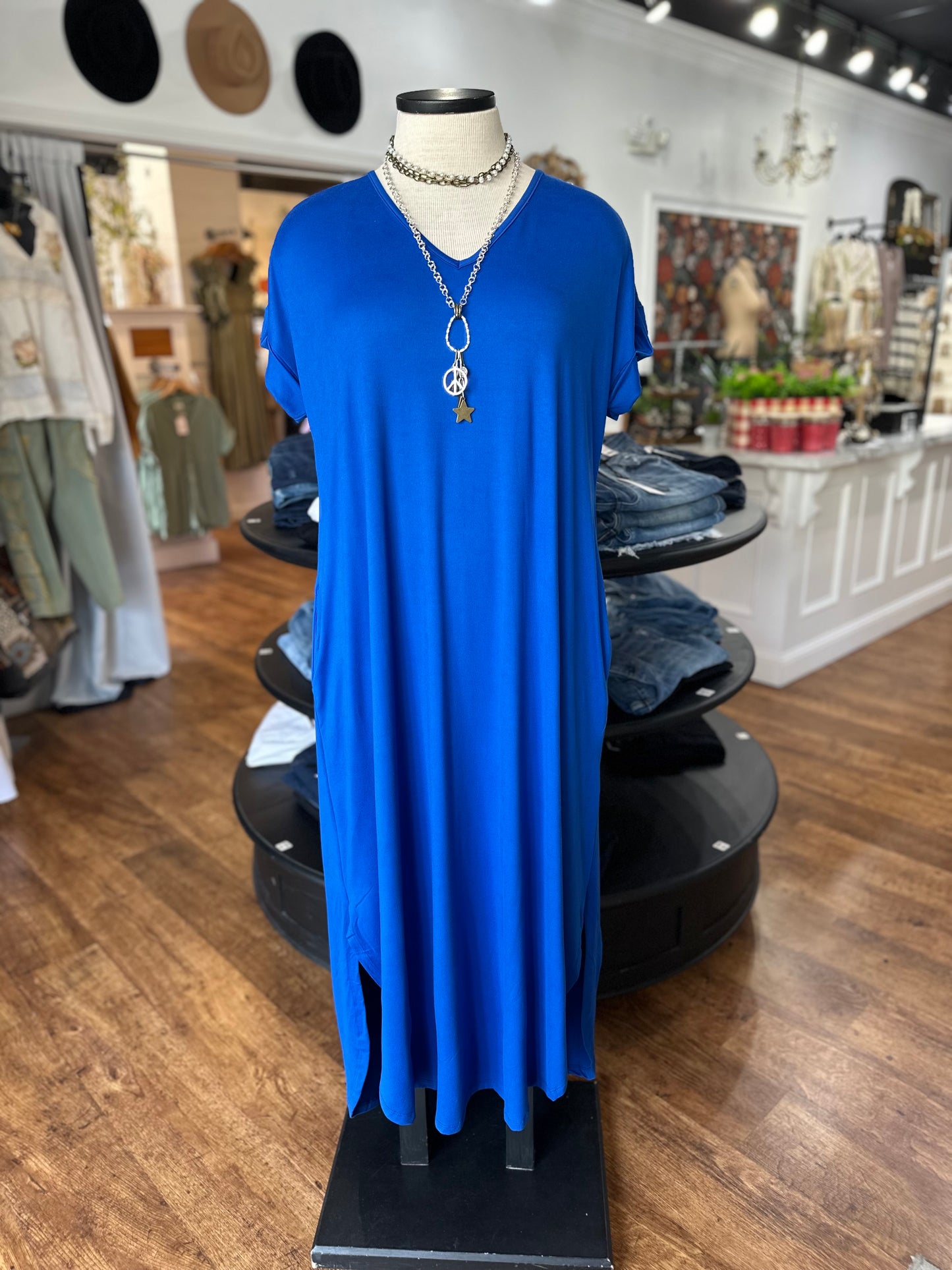 Cue The Casual Maxi Dress ~ Royal Blue