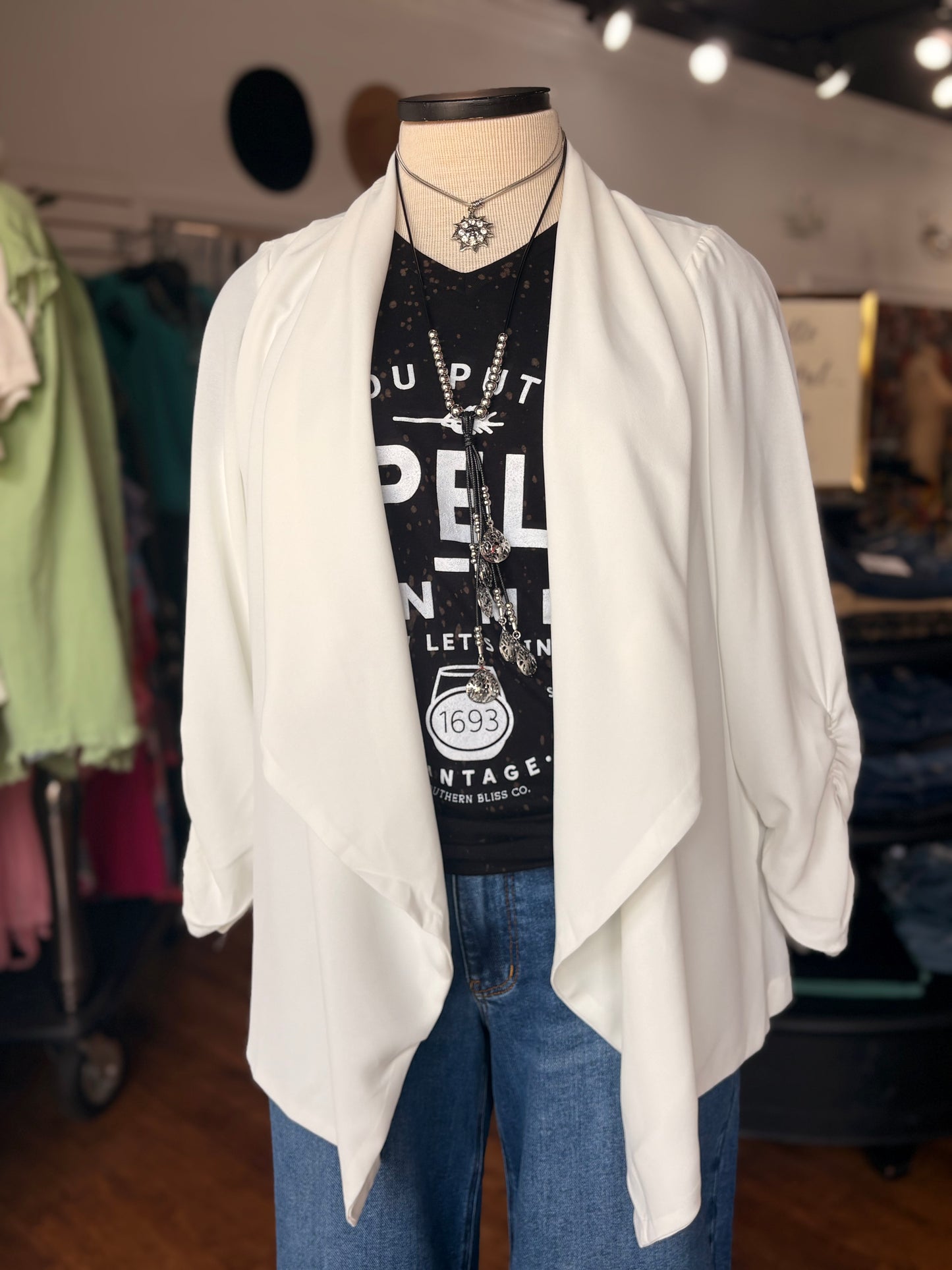 Simply Sophisticated Blazer ~ White