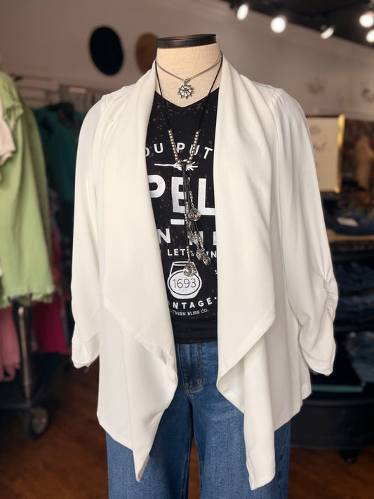 Simply Sophisticated Blazer ~ White