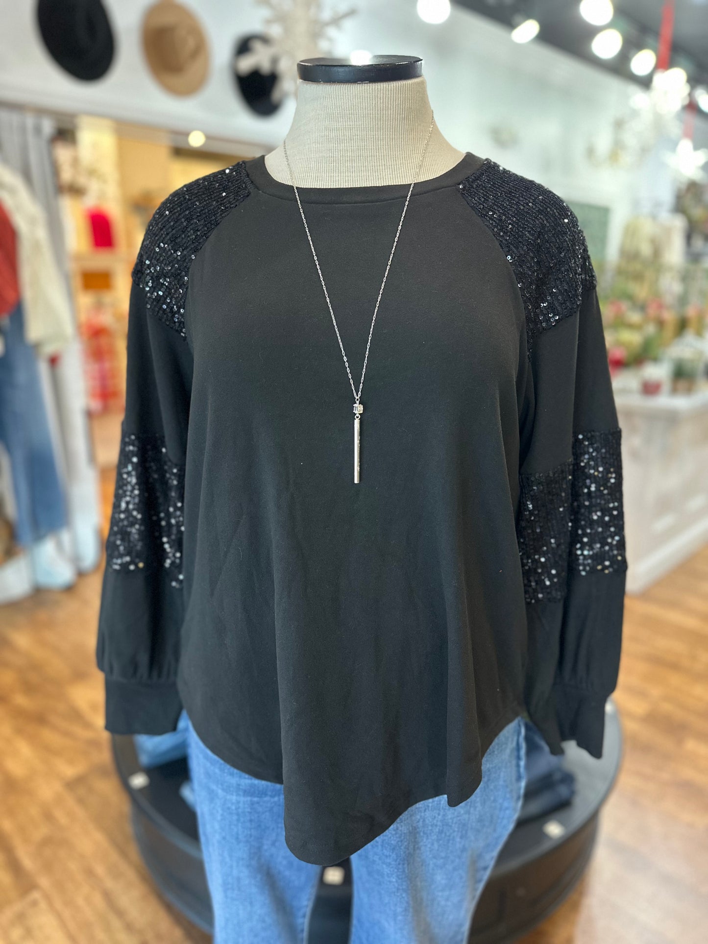 Ready To Party Sequin Top