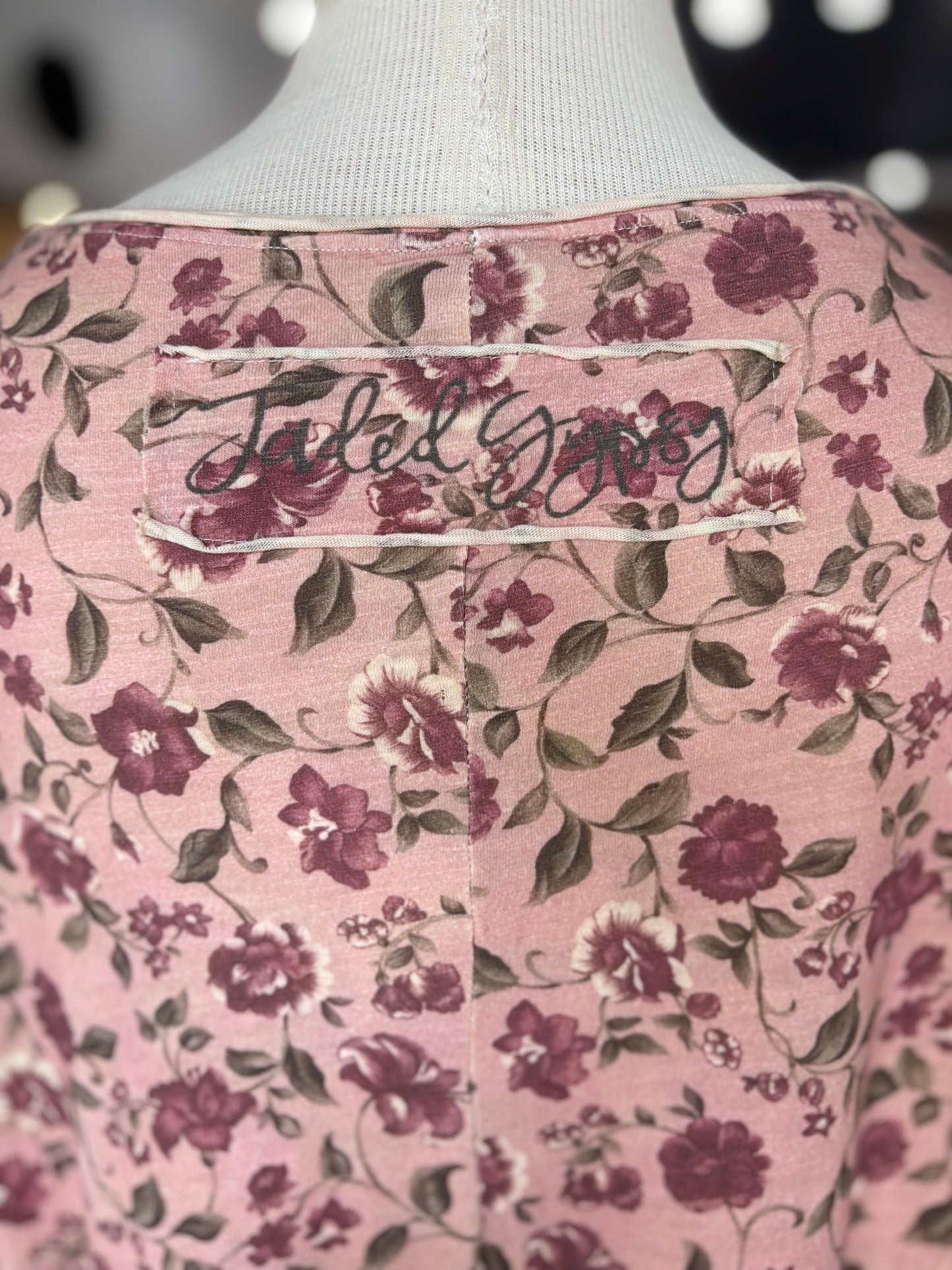 Jaded Gypsy Be True Tunic ~ Floral Blessing