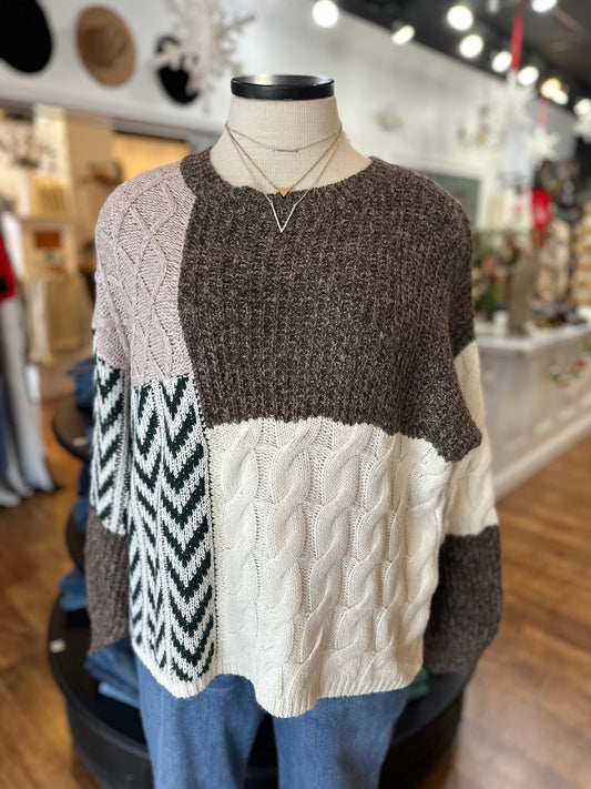 Imagine That Color Block Sweater