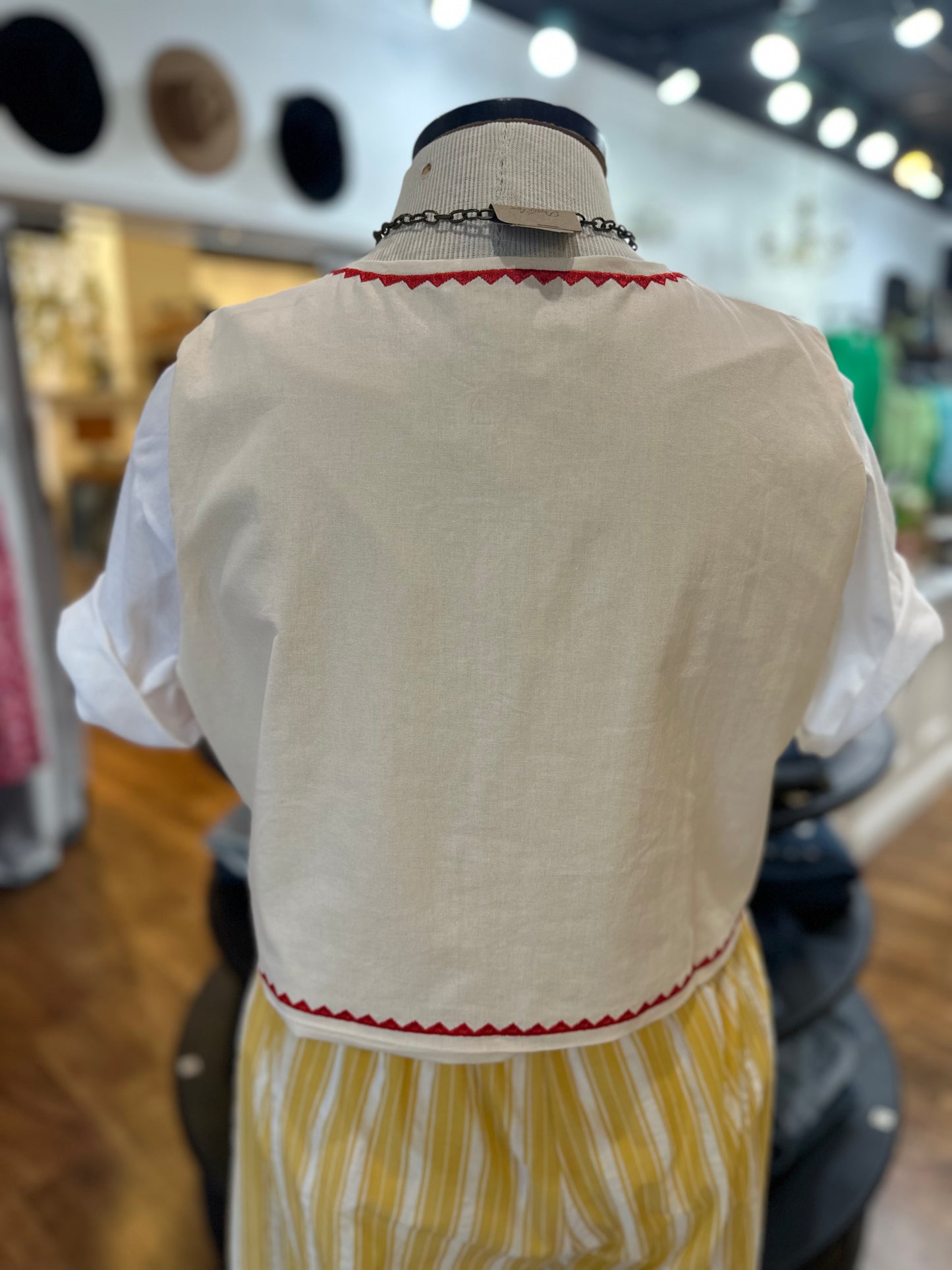Worth Your While Embroidered Vest